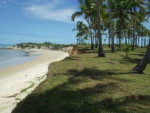 Praia do Imbassuaba Cumuruxatiba Bahia - Pousadas Praias Restaurantes